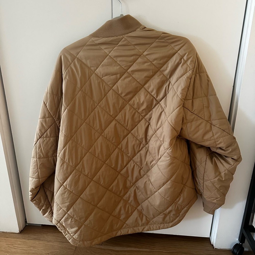 Aritzia Tan Quilted Puffer Jacket - Picture 3 of 3